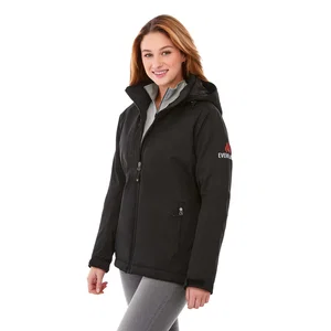 Women's Bryce Insulated Softshell Logo Jacket with Hood