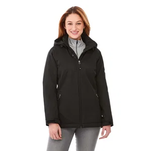 Women's Bryce Insulated Softshell Logo Jacket with Hood