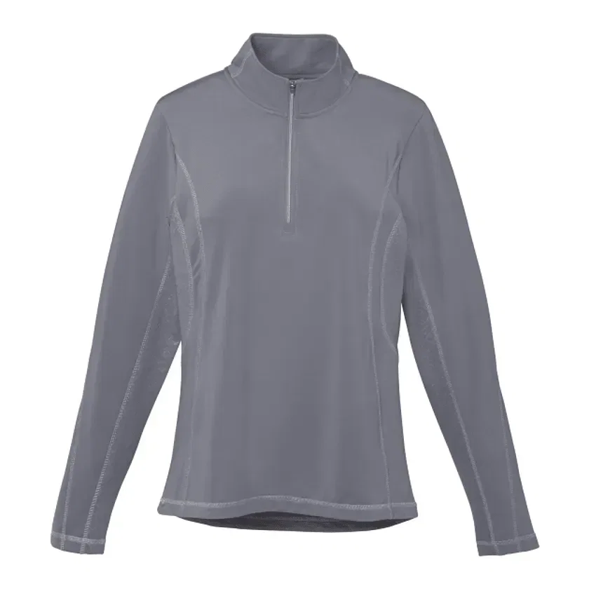 Personalized Women's CALTECH Knit Quarter Zip — view 4