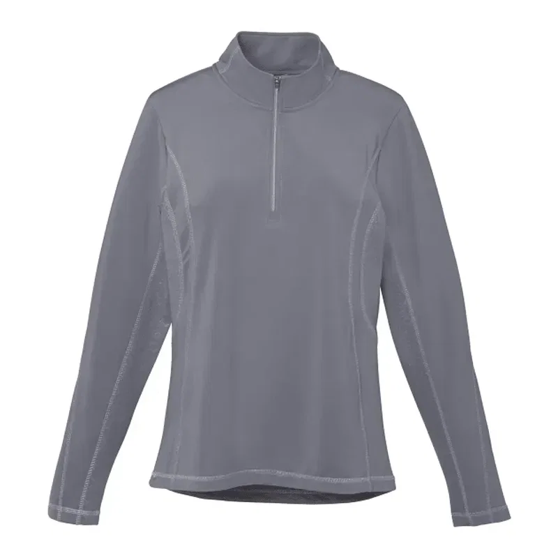 Personalized Women's CALTECH Knit Quarter Zip — view 4