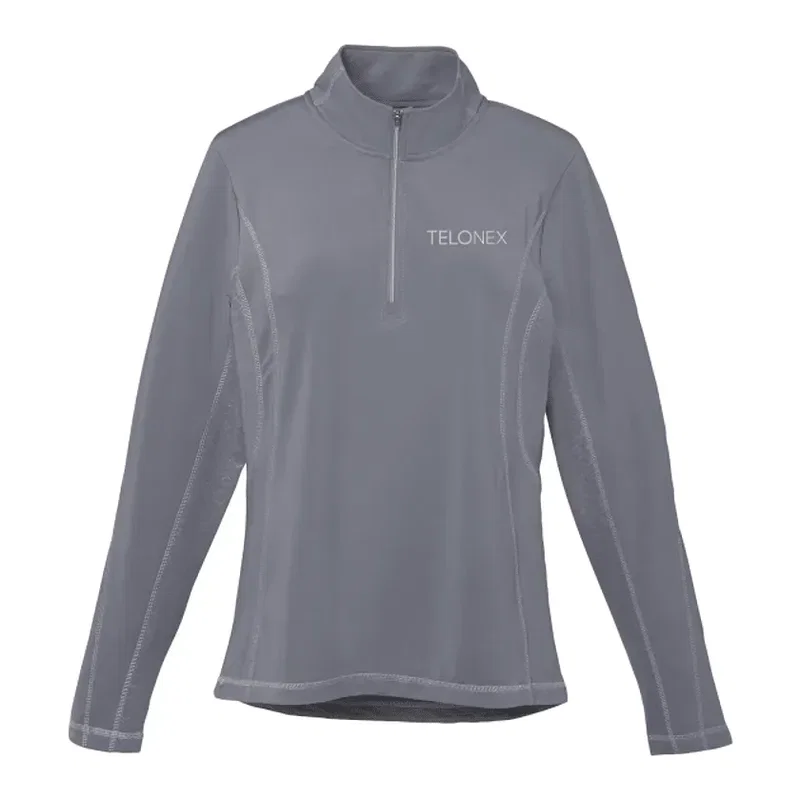 Personalized Women's CALTECH Knit Quarter Zip — view 5