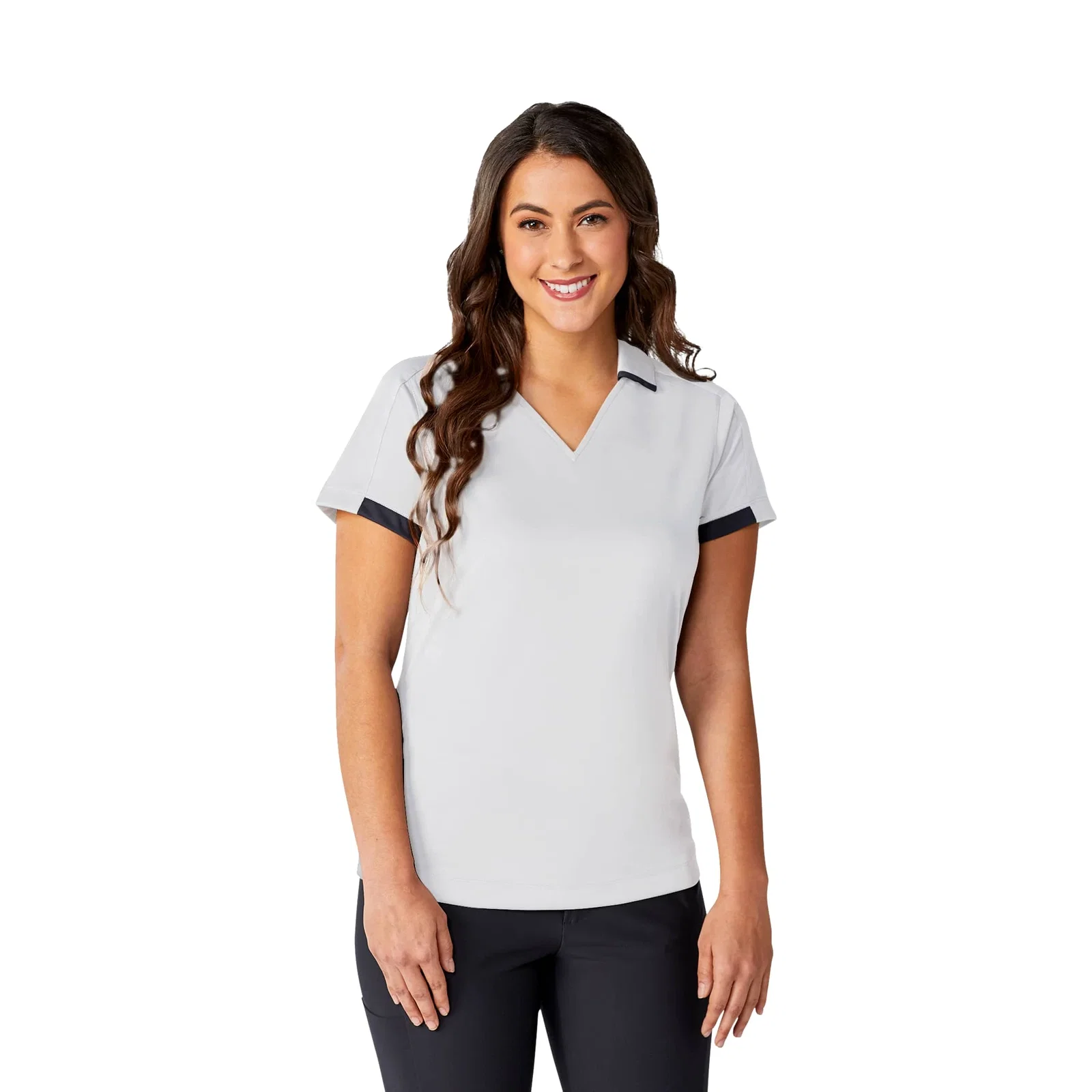 Custom Women's Cerrado Short Sleeve Performance Polo — view 20
