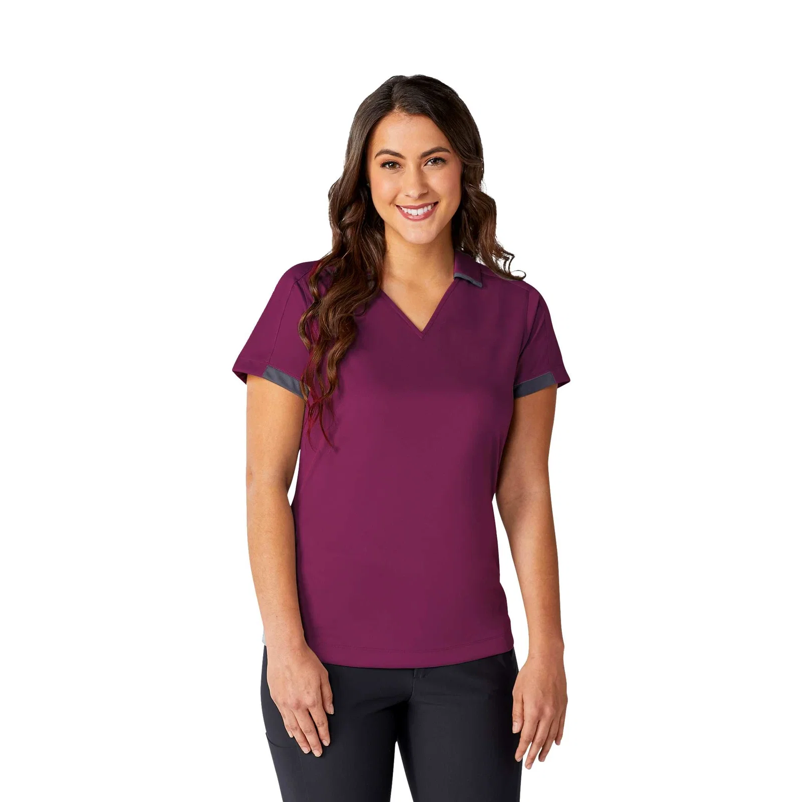 Custom Women's Cerrado Short Sleeve Performance Polo — view 27