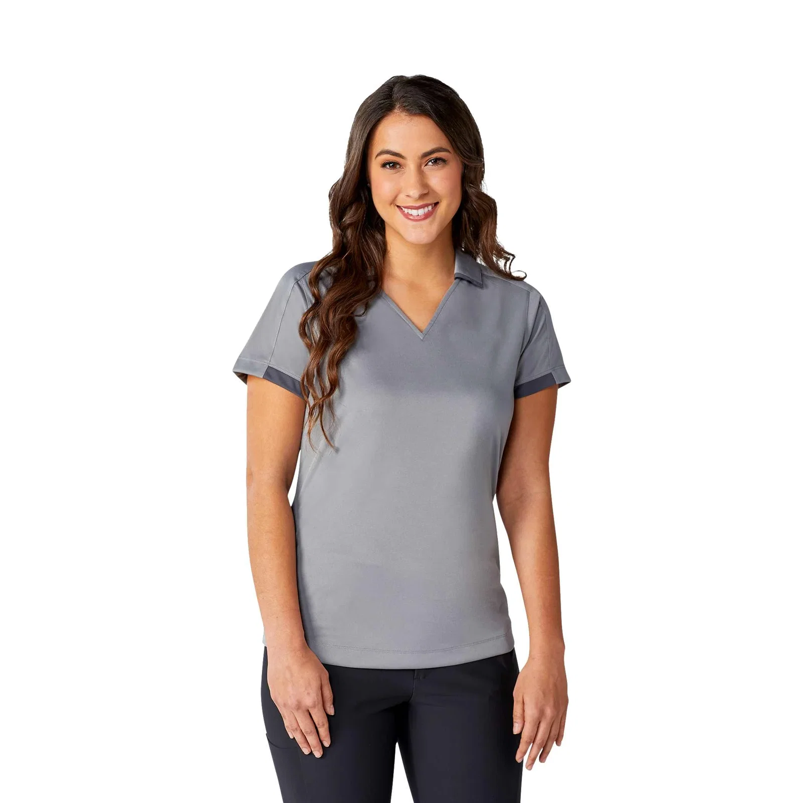 Custom Women's Cerrado Short Sleeve Performance Polo — view 37