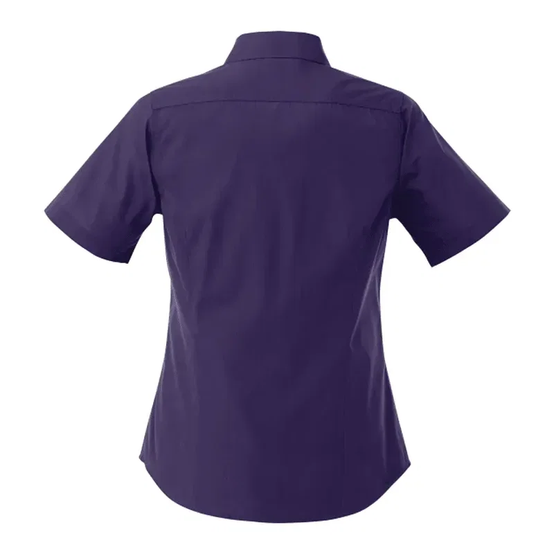 Custom Colter Short Sleeve Button Up Women's Shirt — view 2