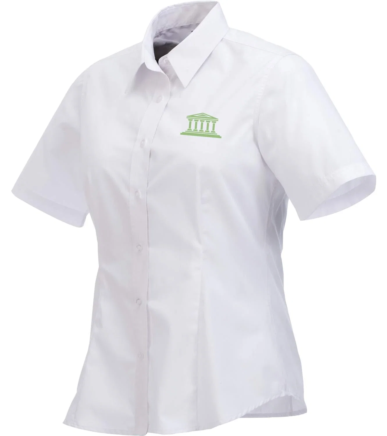 Custom Colter Short Sleeve Button Up Women's Shirt — view 32
