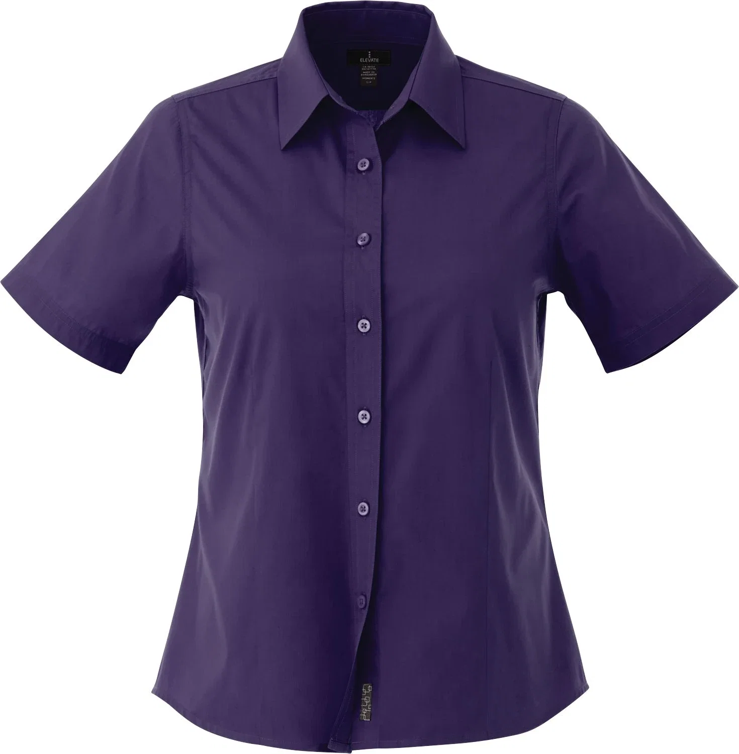 Custom Colter Short Sleeve Button Up Women's Shirt — view 50