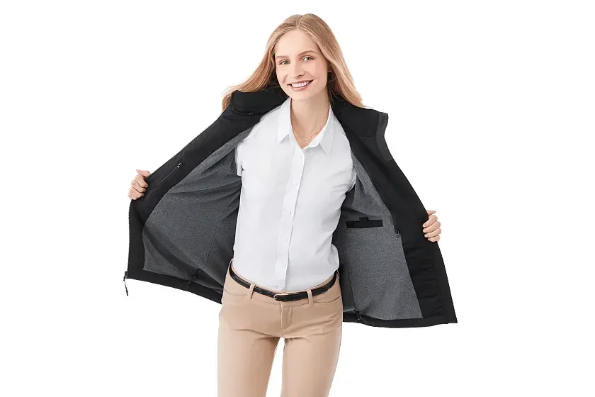 Personalized Women's Colton Fleece Lined Waterproof Jacket — view 4