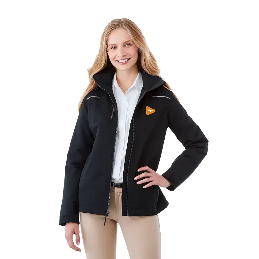 Women's Colton Fleece Lined Waterproof Jacket being worn