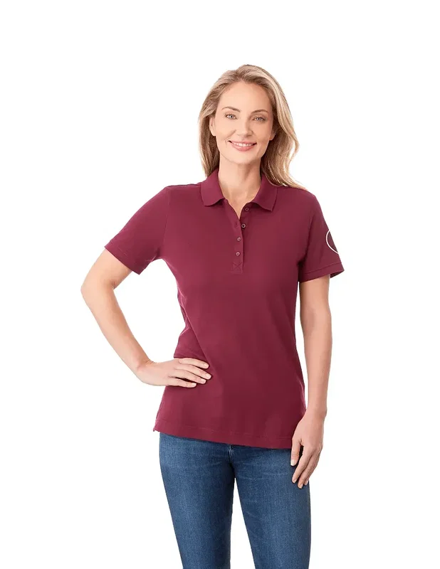 Custom Branded Women's Crandall Short Sleeve Pique Polo — view 21