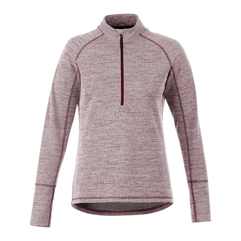 Customized Women's Performance Knit Half Zip - Thumb Holes Included — view 3
