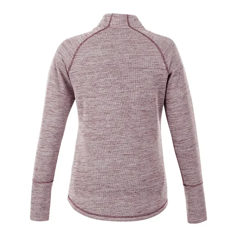 Customized Women's Performance Knit Half Zip - Thumb Holes Included — view 4