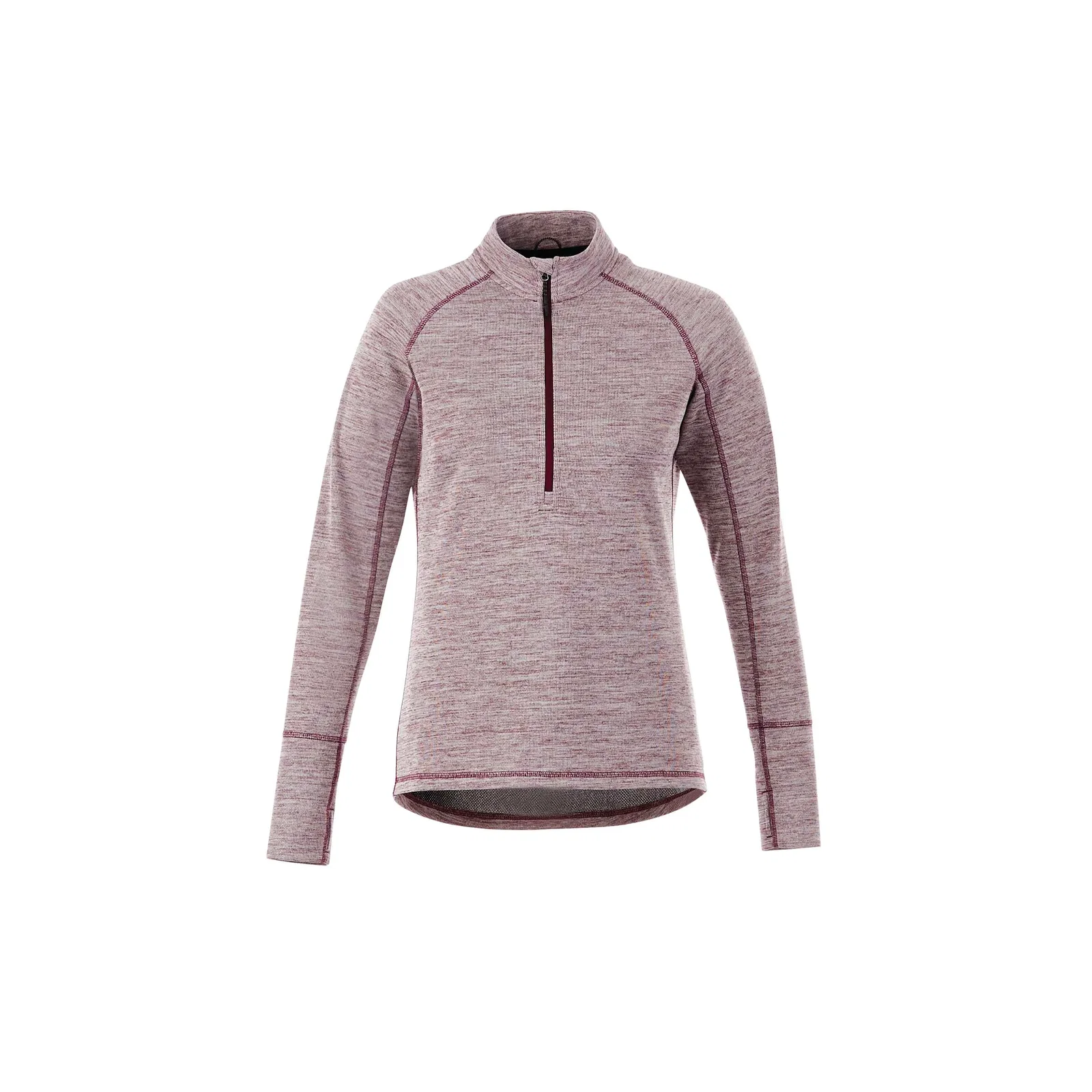Customized Women's Performance Knit Half Zip - Thumb Holes Included — view 7