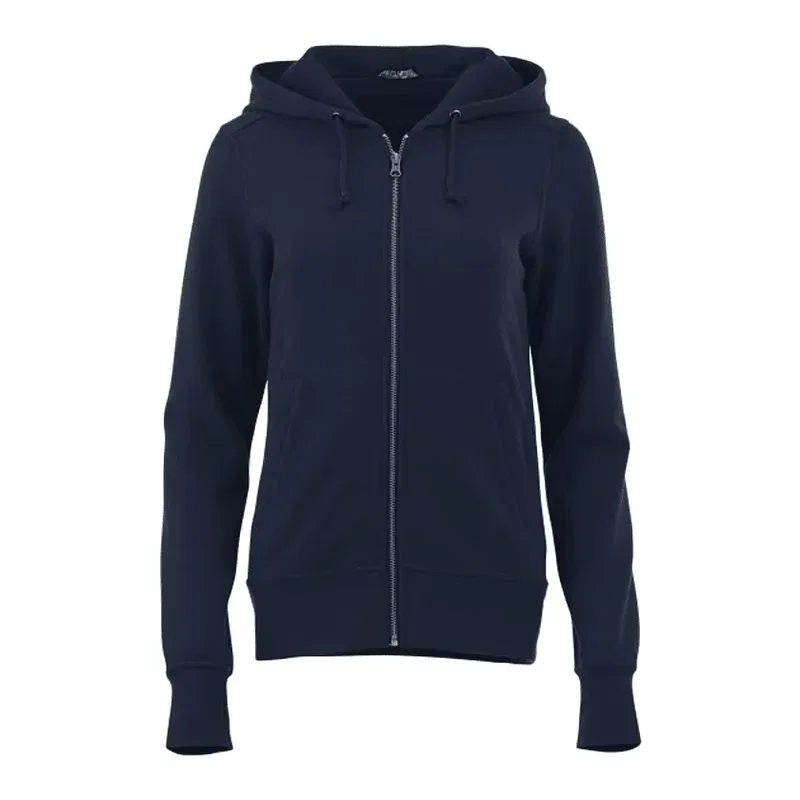 Custom Women's Fleece Full Zip Hoody - Cypress — view 14