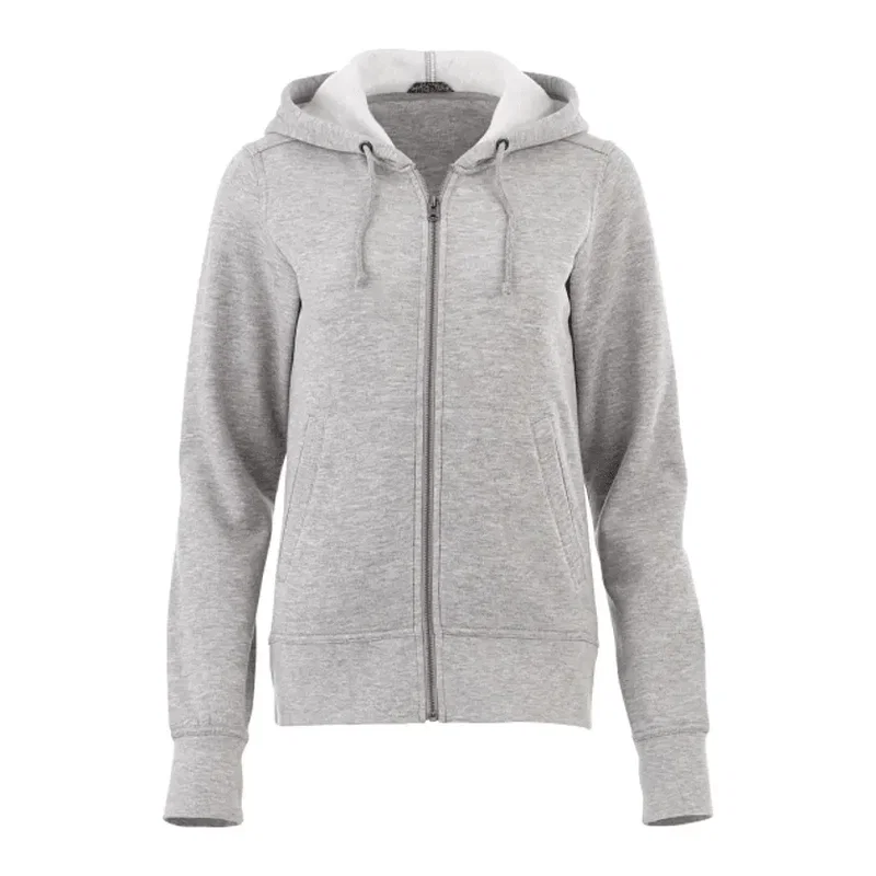 Custom Women's Fleece Full Zip Hoody - Cypress — view 20