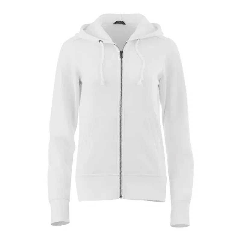 Custom Women's Fleece Full Zip Hoody - Cypress — view 3