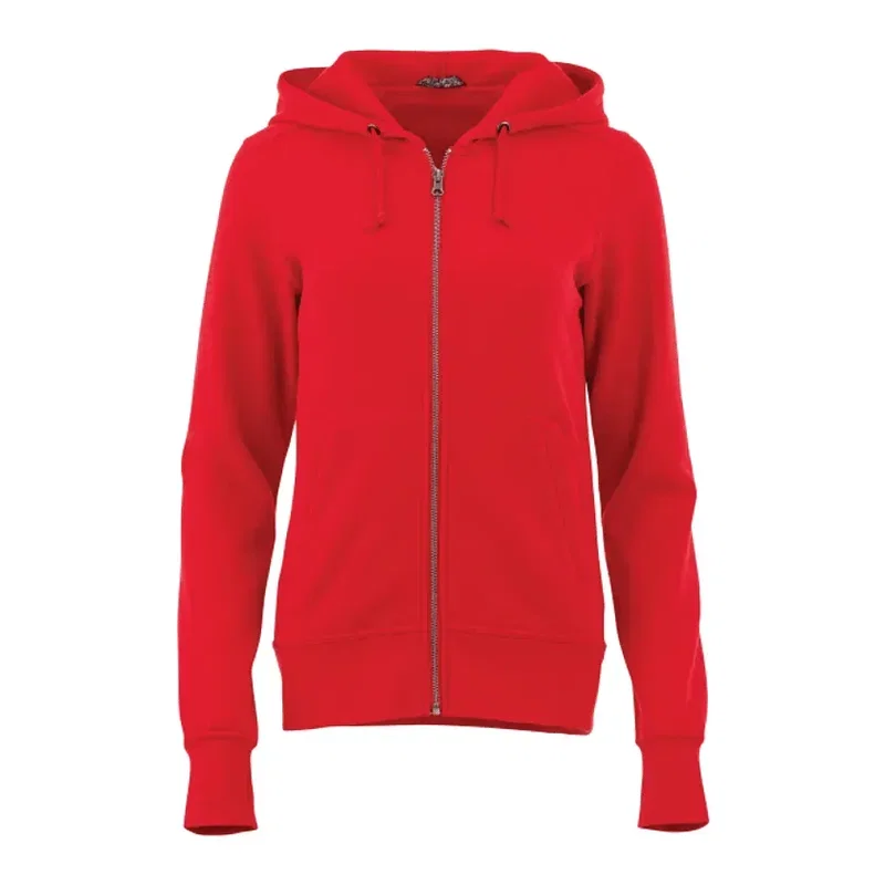 Custom Women's Fleece Full Zip Hoody - Cypress — view 5