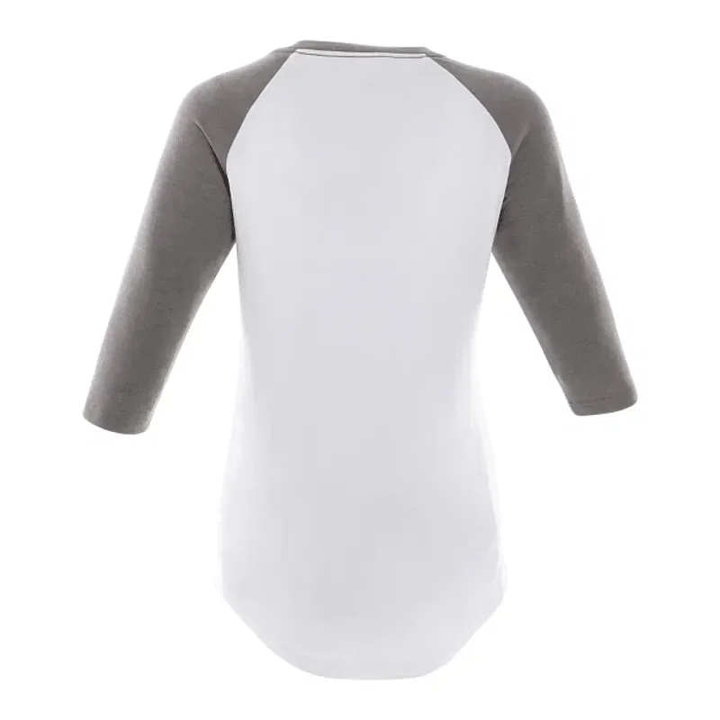 Custom Women's Dakota Three Quarter Raglan Tee — view 24