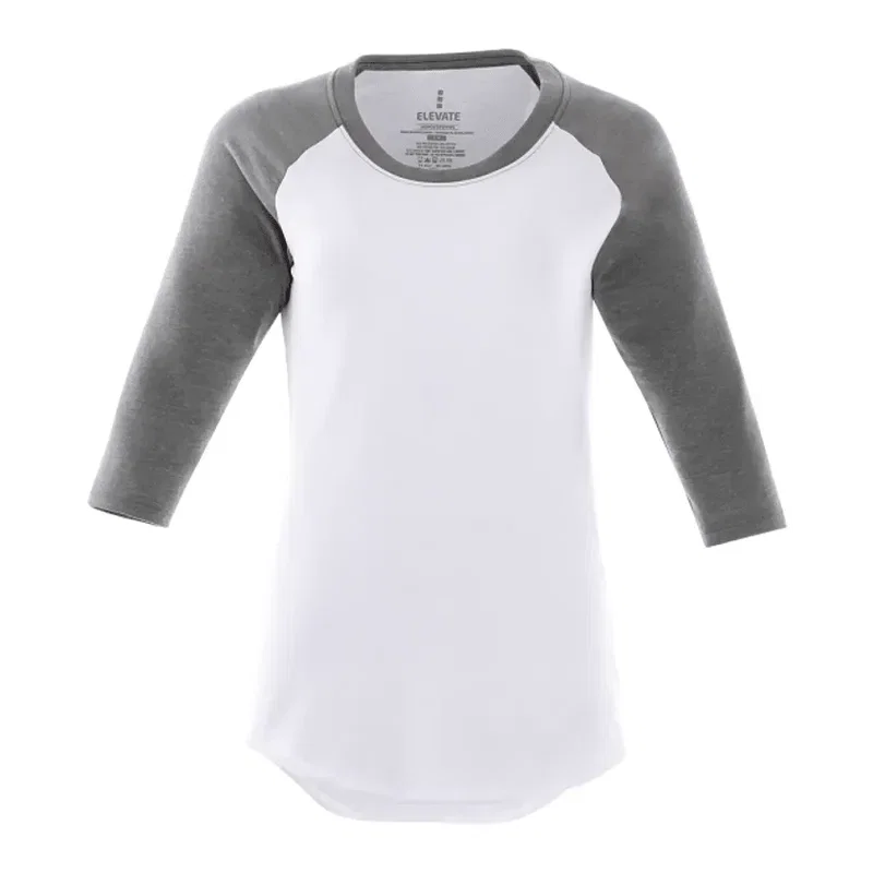 Custom Women's Dakota Three Quarter Raglan Tee — view 26
