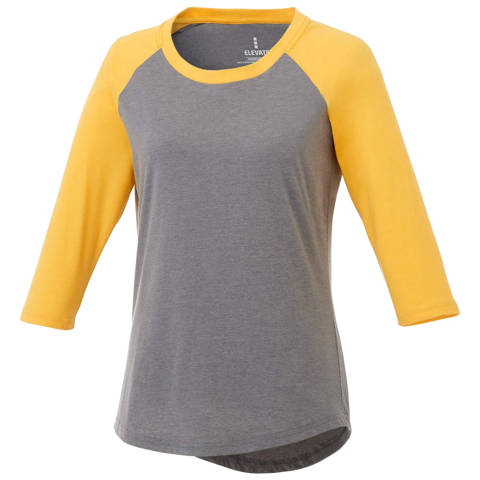 Custom Women's Dakota Three Quarter Raglan Tee — view 32