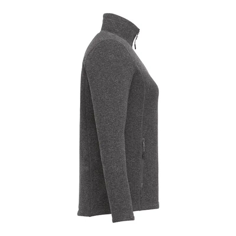 Custom Women's Darnell Full Zip Eco-Knit Sweater — view 15