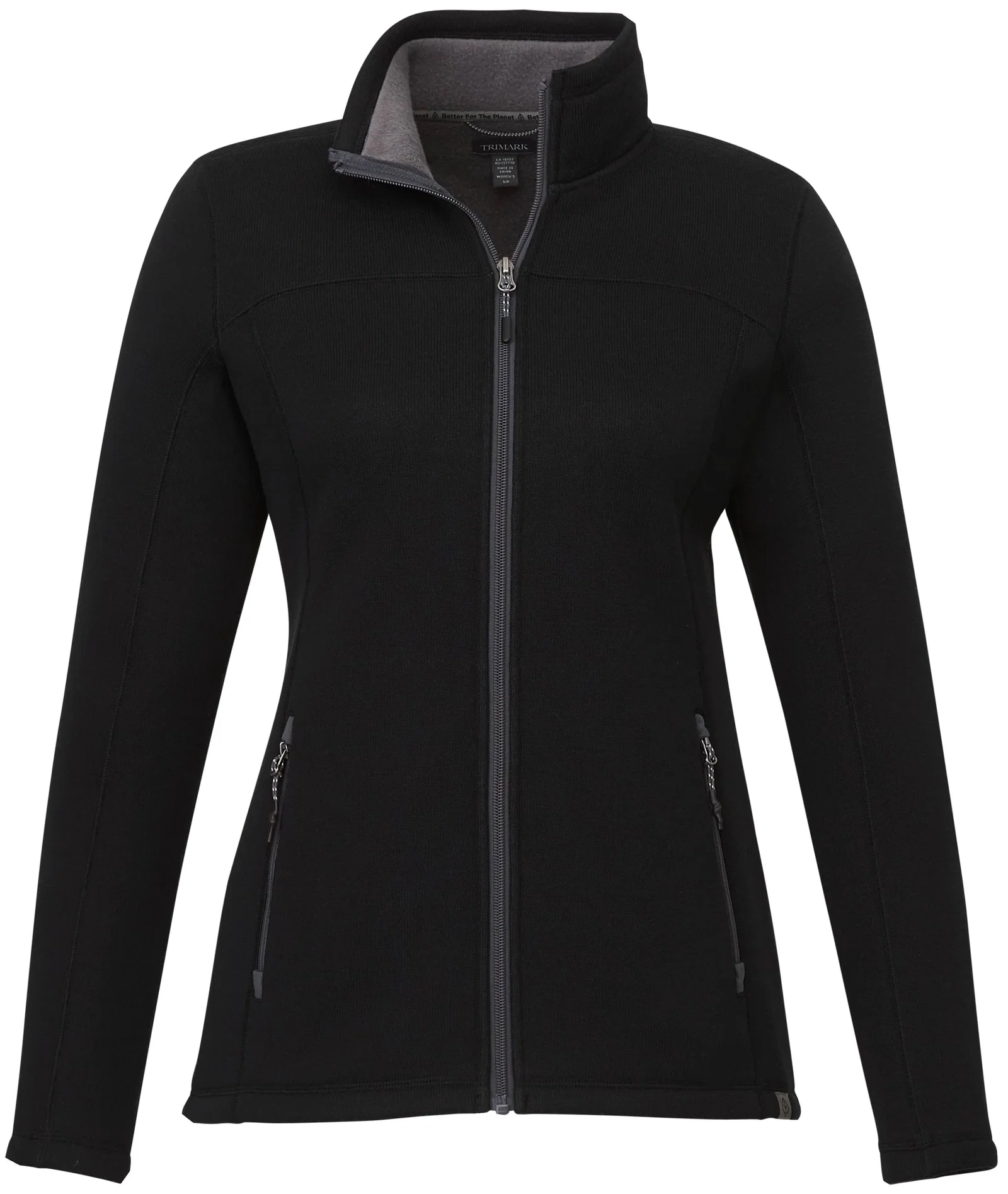 Custom Women's Darnell Full Zip Eco-Knit Sweater — view 39