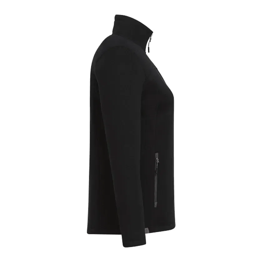 Custom Women's Darnell Full Zip Eco-Knit Sweater — view 4