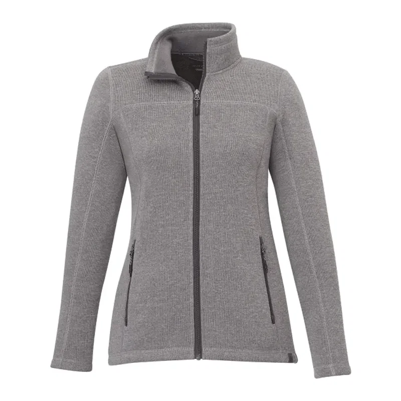 Custom Women's Darnell Full Zip Eco-Knit Sweater — view 5