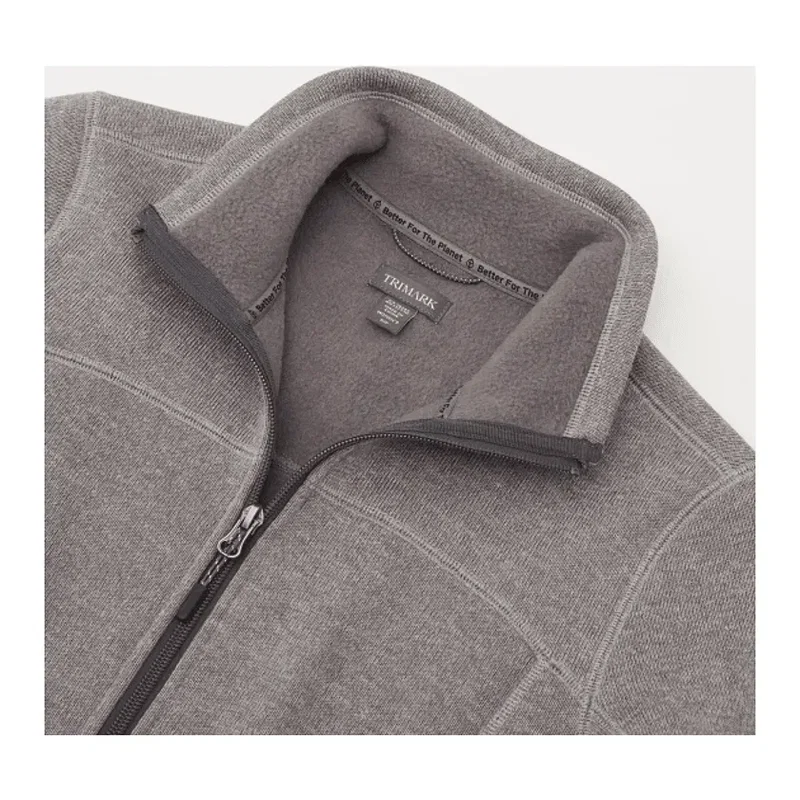 Custom Women's Darnell Full Zip Eco-Knit Sweater — view 7