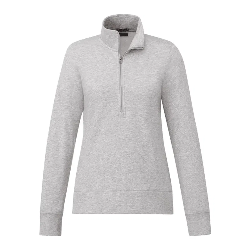 Custom Women's Dayton Classic Fleece Half Zip Pullover — view 16