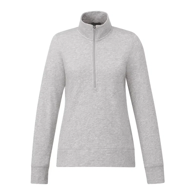 Custom Women's Dayton Classic Fleece Half Zip Pullover — view 17