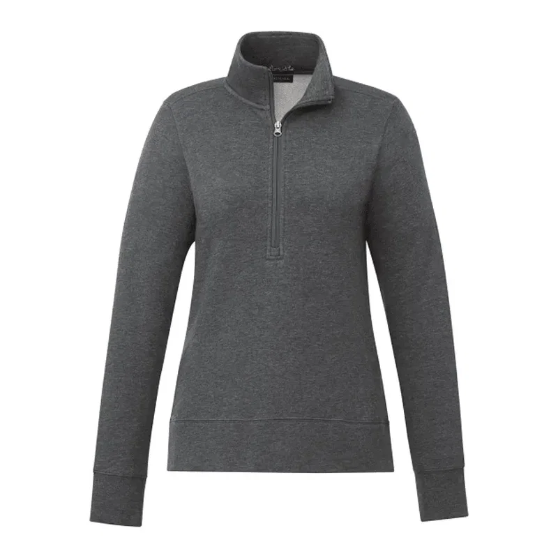 Custom Women's Dayton Classic Fleece Half Zip Pullover — view 3