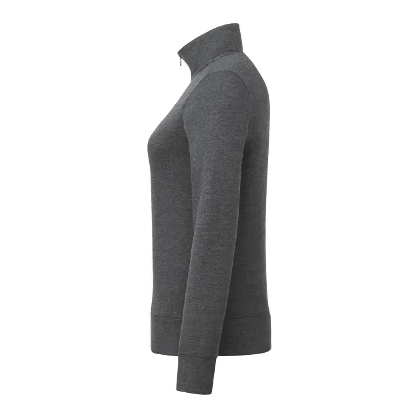 Custom Women's Dayton Classic Fleece Half Zip Pullover — view 4