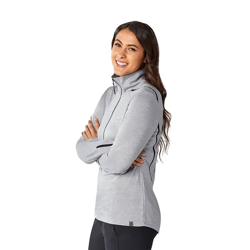 Personalized Women's DEGE Eco Knit Performance Half Zip Pullover — view 17