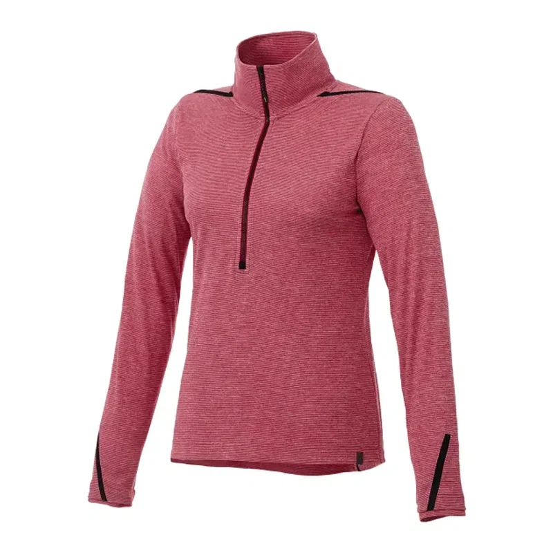 Personalized Women's DEGE Eco Knit Performance Half Zip Pullover — view 3