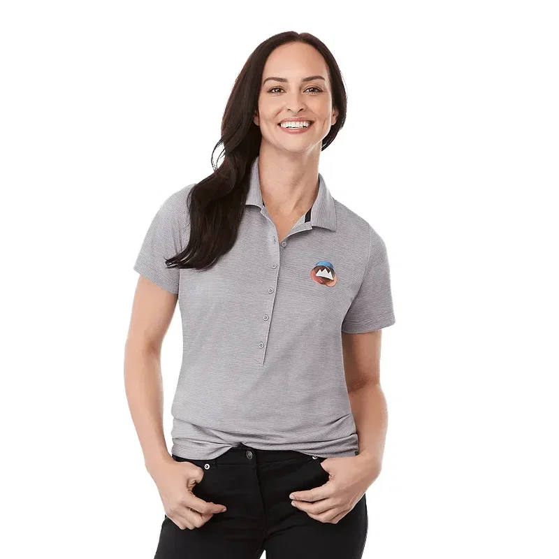 Customizable Women's DEGE Eco Short Sleeve Performance Polo — view 10