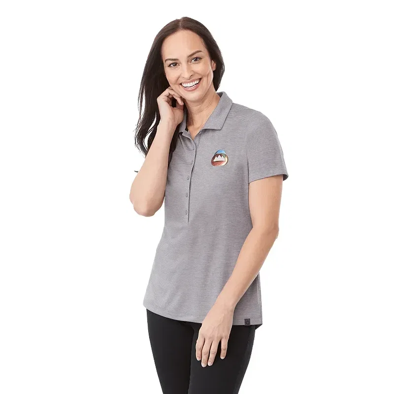 Customizable Women's DEGE Eco Short Sleeve Performance Polo — view 8
