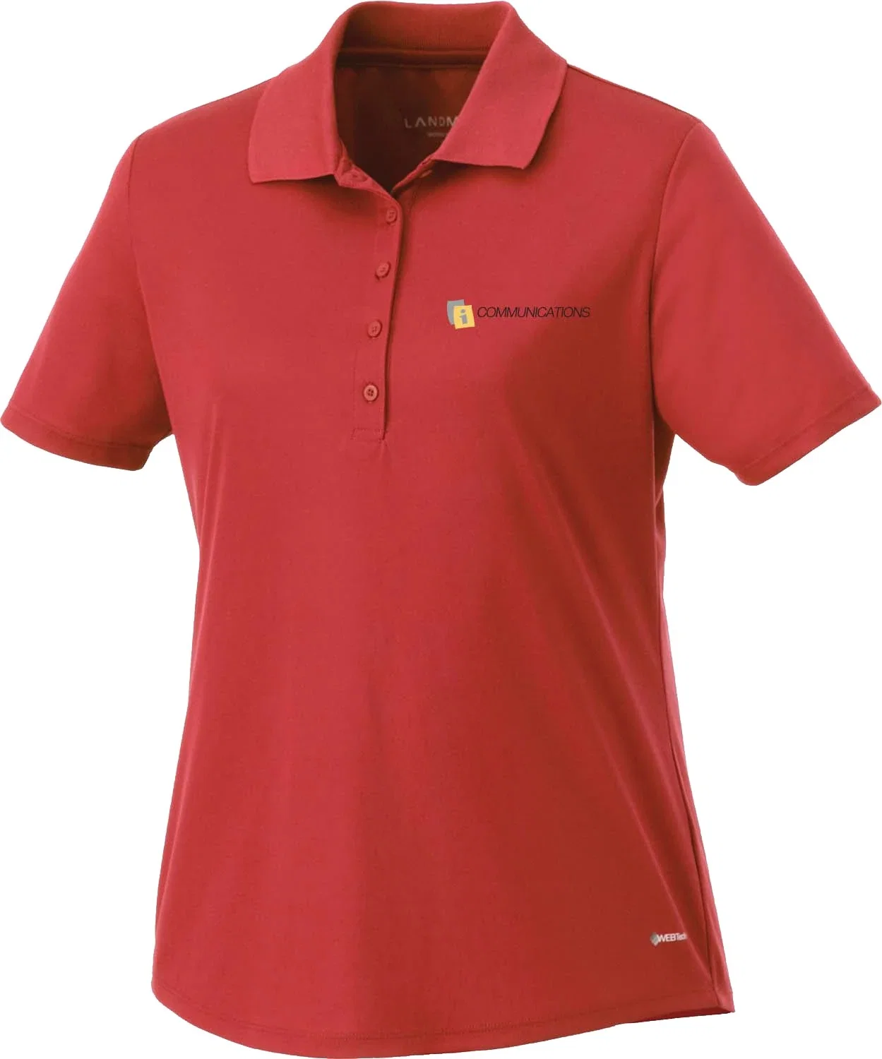 Personalized Women's Edge Short Sleeve Polo - 0.35oz — view 4