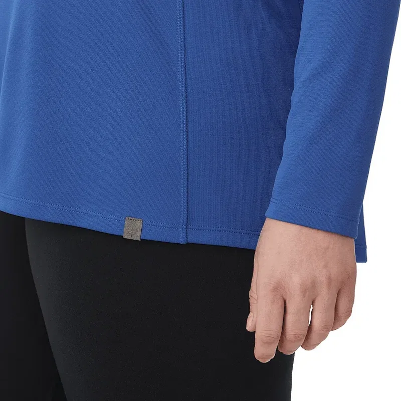 Branded Eco Knit Performance Half Zip for Women — view 11