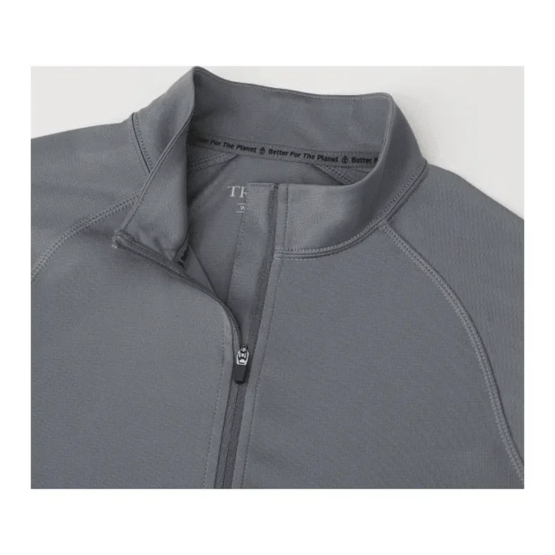 Branded Eco Knit Performance Half Zip for Women — view 20