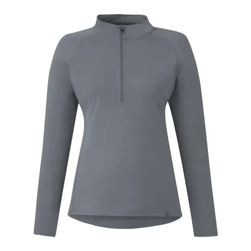 Branded Eco Knit Performance Half Zip for Women — view 25