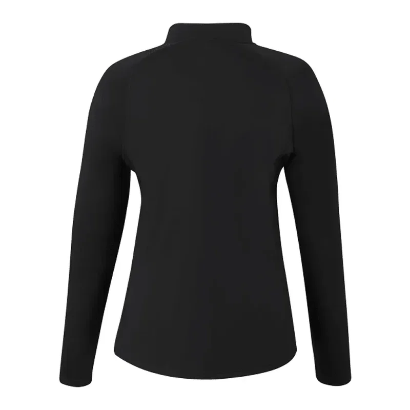 Branded Eco Knit Performance Half Zip for Women — view 3