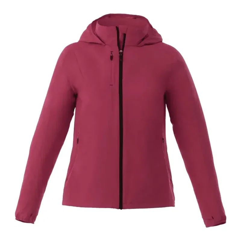 Custom Lightweight Water Resistant Jacket with Hood - Women's FLINT — view 17