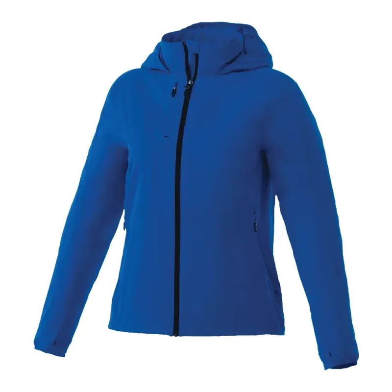 Custom Lightweight Water Resistant Jacket with Hood - Women's FLINT — view 25