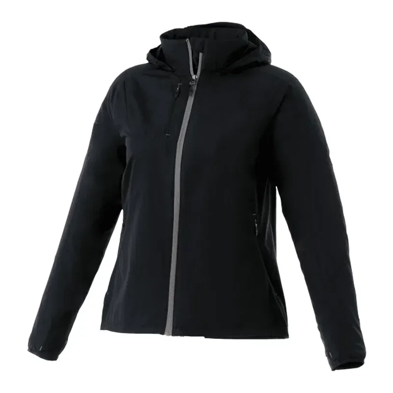 Custom Lightweight Water Resistant Jacket with Hood - Women's FLINT — view 42