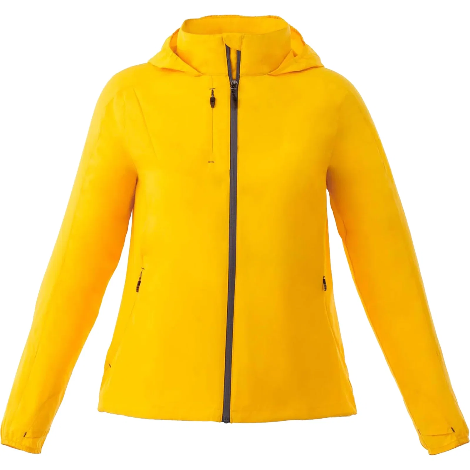 Custom Lightweight Water Resistant Jacket with Hood - Women's FLINT — view 45