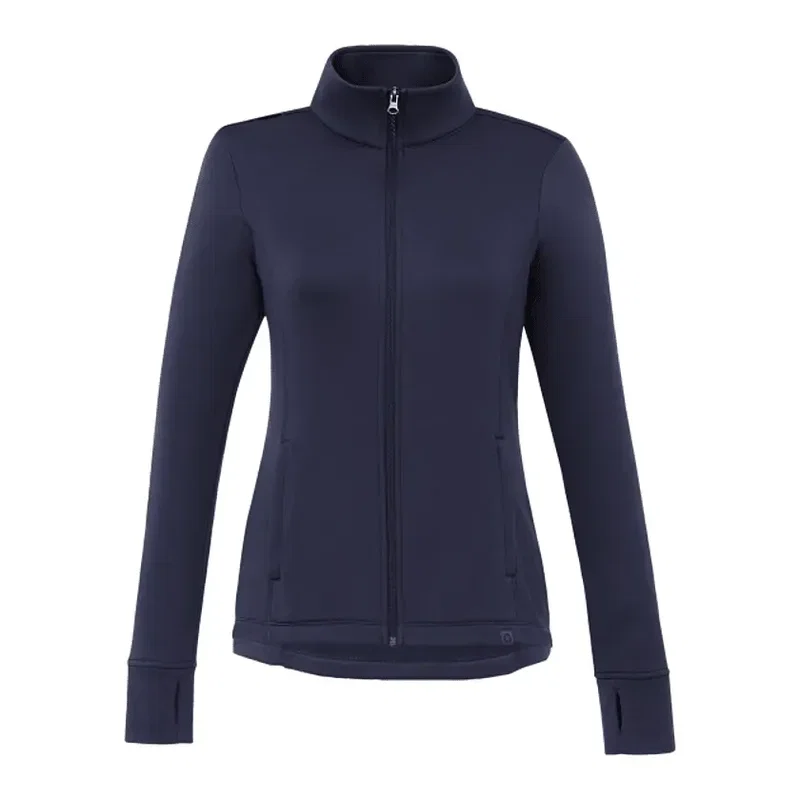 Custom Eco Knit Women's Frazier Jacket with No Contact Keychain — view 13