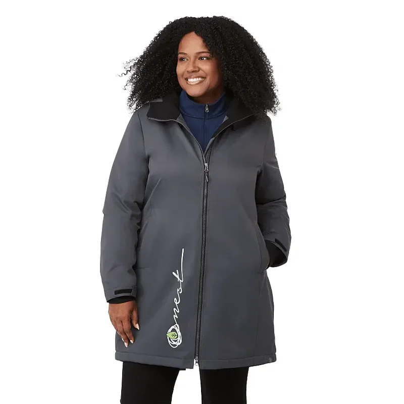 Custom Women's Eco-Friendly Insulated Hardy Jacket — view 13