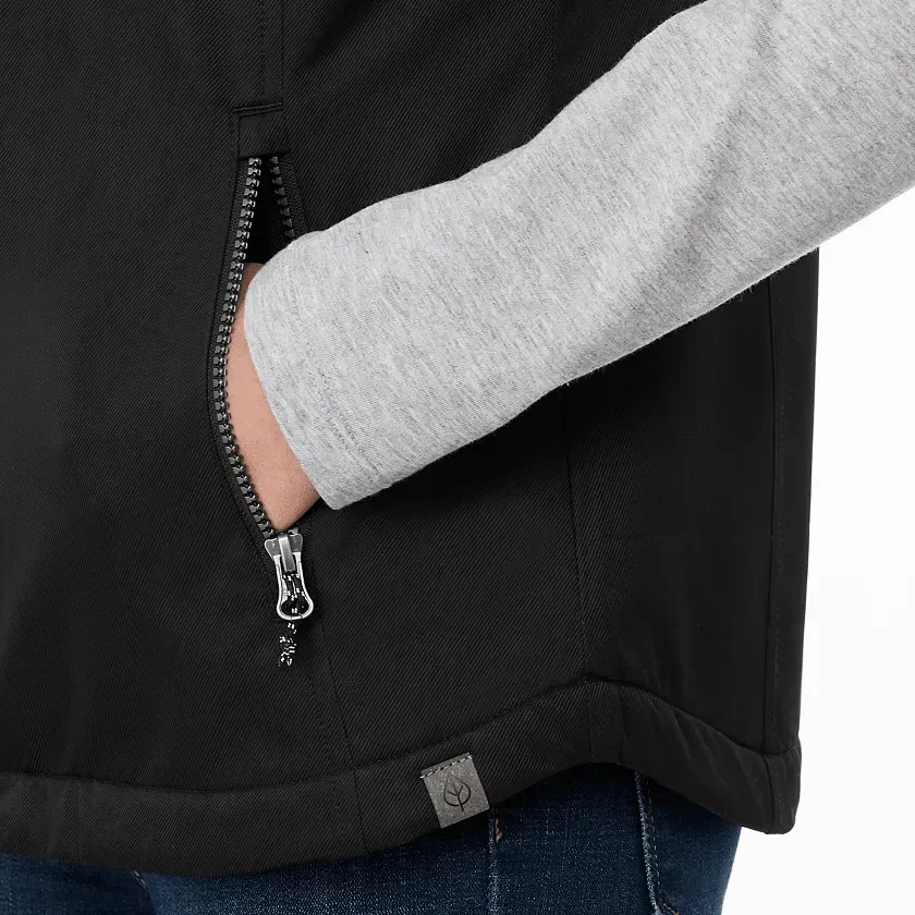 Custom Women's Eco Sherpa Fleece Lined Vest — view 2