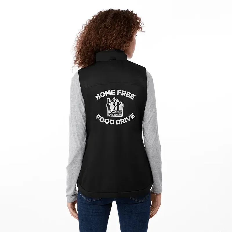 Custom Women's Eco Sherpa Fleece Lined Vest — view 6